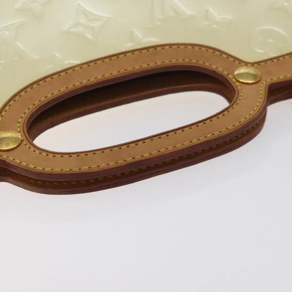 LOUIS VUITTON Monogram Vernis Roxbury Drive Hand Bag Perle - Picture 6 of 16